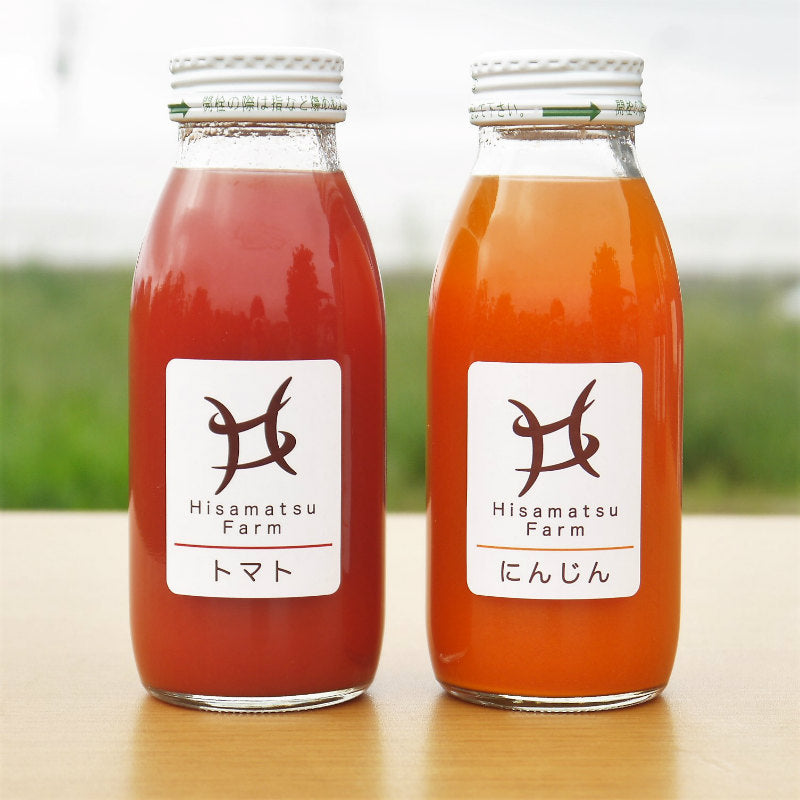 にんじん・トマトジュース 200ml×詰め合わせ8本セット – 久松農園